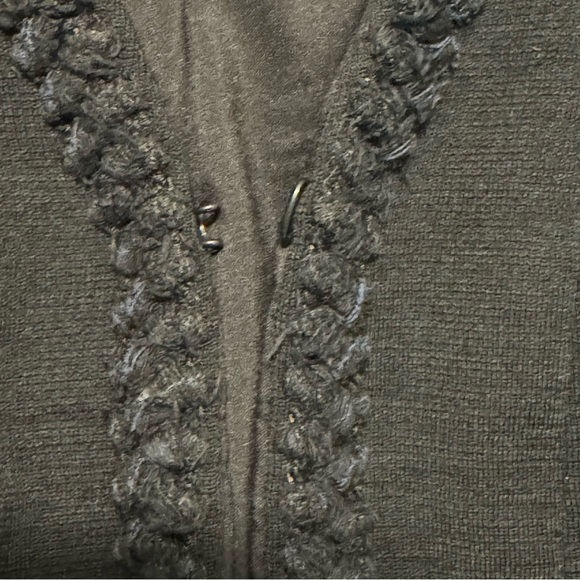 Chanel Uniform Black Blazer Tweed Jacket Sz 40 /M/6 - Picture 9 of 9